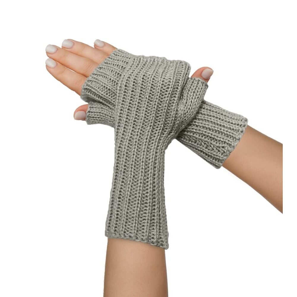 5418 Peru Alpaca Wool Fingerless Glovess – Handmade In Peru, Unisex Mittens